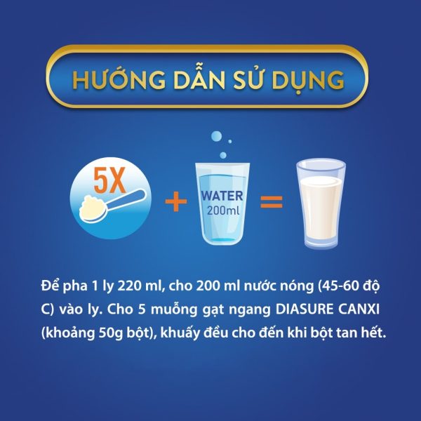 hướng dẫn sử dụng sữa diasure