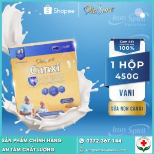 Sữa diasure canxi 450gram hộp 18 gói 25gram
